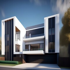 modern apartment building