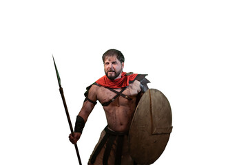 a Spartan warrior from ancient Greece