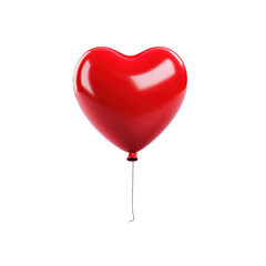 red heart balloon