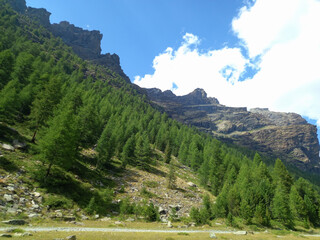 Ayas valley in Aosta Valley - 641755484