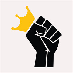 Stylish , fashionable  and awesome black history month quotes typography  illustrator