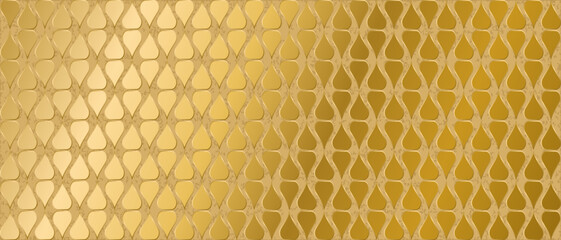 Abstract luxury background. Vector imitation of metal ornament and golden pattern. Illustration of texture grid. Gold color gradient. Elegant design for poster, banner, template, card, web design.