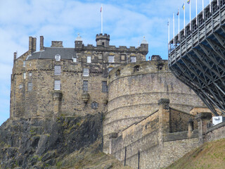 Edinburgh castle in Edinburgh - 641755696
