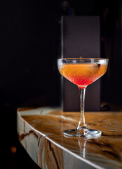 Cosmopolitan cocktail drink