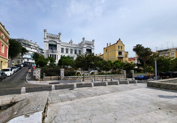 Fototapeta premium Greece, Kavala, Cityscape