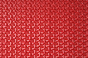 3D wall or floor red geometry background natural daylight. 3d wall texture, Geometric background for interior wallpaper design, 3d rendering
