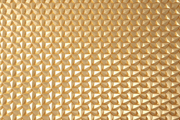 3D wall or floor dold geometry background natural daylight. 3d wall texture, Geometric background for interior wallpaper design, 3d rendering
