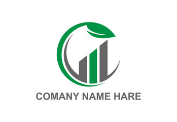 financial logo creative arrow diagram market design template