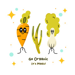 Vegetable Character For Environment Day Purpose