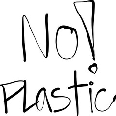 No plastic