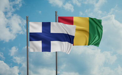 Guinea and Finland flag