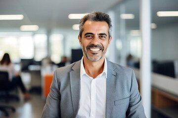 Obraz premium portrait of a businessman smiling