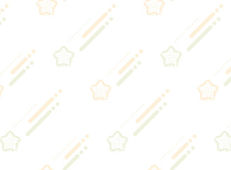 シンプルで可愛い星のシームレスなパターン