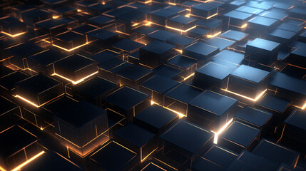 3d square texture ,block, cube, led, perspective