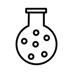 Flask School Study Outline Icon