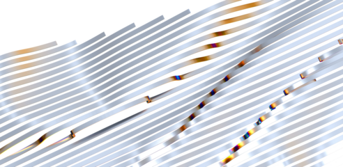 3d fluid shapes with holographic effect