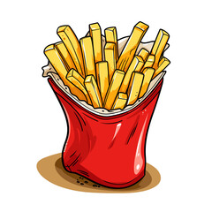 Portion of fries