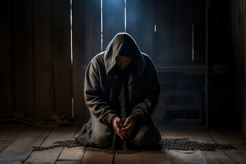 Sinner - repentance.  Faith in religion and belief in God. Power of hope or love and devotion.	
