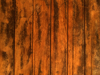 Top view, wooden table soft blur pure orange brown colour background texture design blank for text...