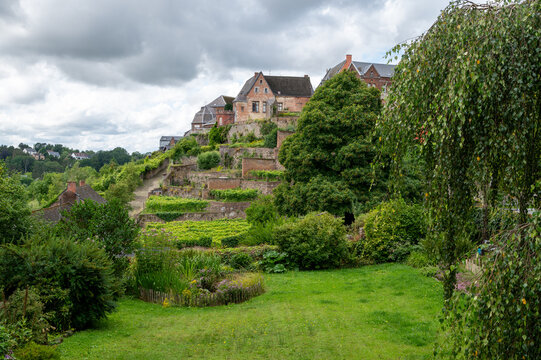 hanging gardens of Thuin, Wallonia, Belgium