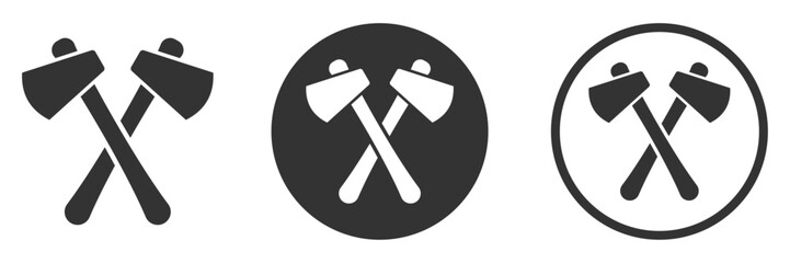  Axe vector flat vector icons collection