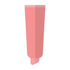 Isolated lip gloss colored fashion icon Vector