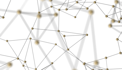 Big data visualization background.Abstract technology