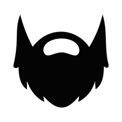 Mans Beard Vector
