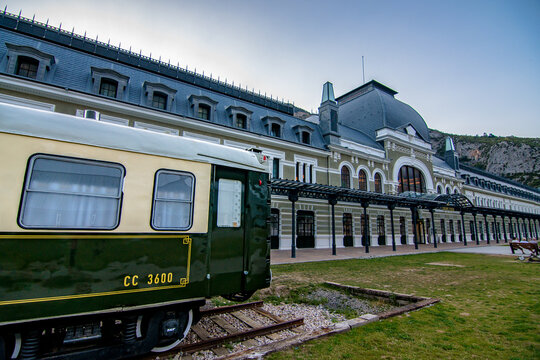 Estaci&oacute;n Internacional de Canfranc, Huesca, Espa&ntilde;a