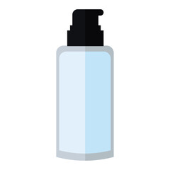 Isolated lotion colored fashion icon Vector