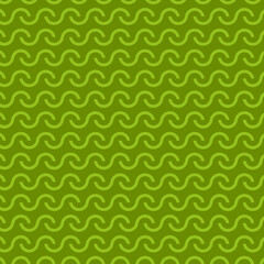Pattern Green Waves Editable