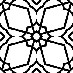 Arabesque tile seamless pattern