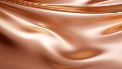 Smooth elegant brown silk or satin texture can use as background - obrazy, fototapety, plakaty