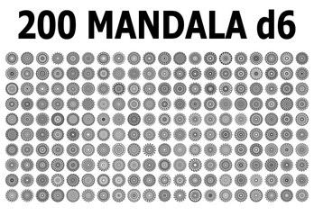 various mandala collections - 200 set yoga pattern
