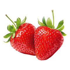 strawberry isolated on white background
