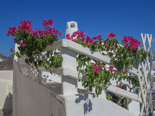 views of the village of Oia in Santorini