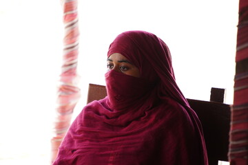 beduin-woman-egipt-arab - obrazy, fototapety, plakaty