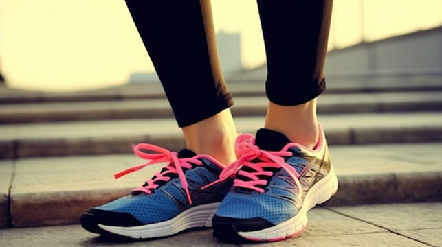 Ready, Set, Go! Finding the Ideal Running Shoes to Fuel a Girl's Jogging Journey. Generative AI