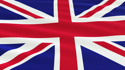 British flag close-up