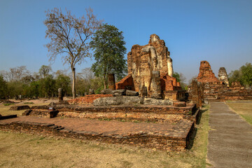 Fototapeta na wymiar Ruins from the historical city of Sukhothai, Thailand