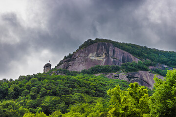 Chimney Rock a little town in North Carolina, USA