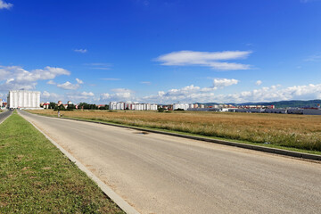 Naklejka premium Constructions in Sibiu Mihai Viteazu to Hipodrom I extension