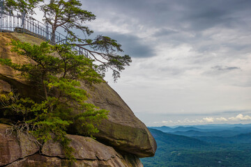 Chimney Rock State Park in North Carolina, USA