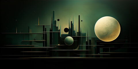 abstract art, this design was generated with artificial intelligence