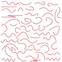 Children art background with colorful line doodle style seamless pattern and vector illustration design