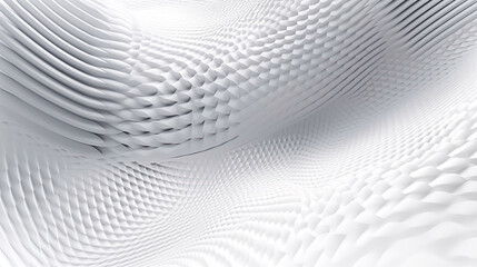 A Futuristic White Surface on a  Gradient Background
