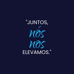 Citação de motivação com fundo liso e sólido