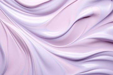 Obraz premium pastel background with a pattern of cosmetic cream strokes, the concept of beauty or skin care