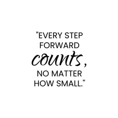 Motivation Quote with a Smooth Solid Background