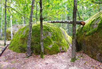 Stone village - Ukrainian Stonehenge (reserve) in Zhytomyr region, Ukraine
